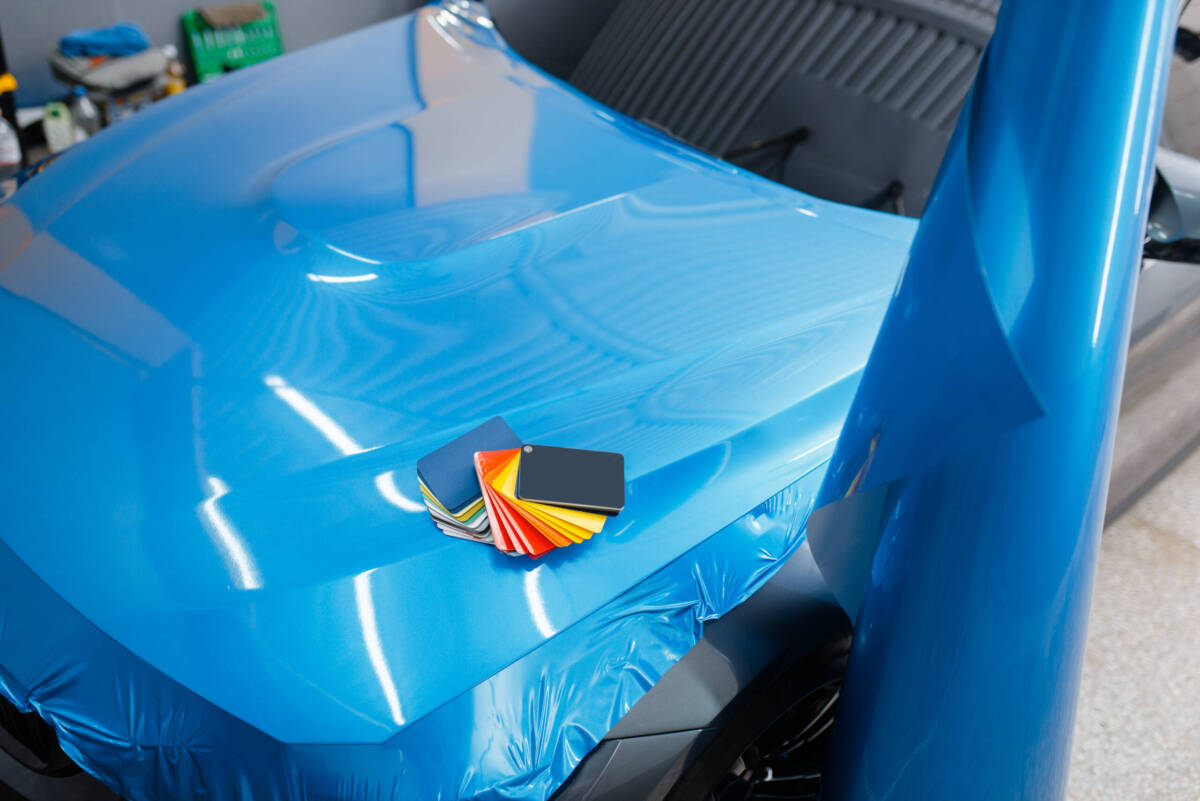 Autó színátfóliázás